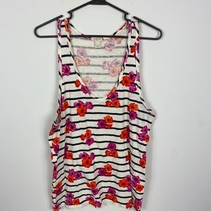 💖J. Crew floral tank top